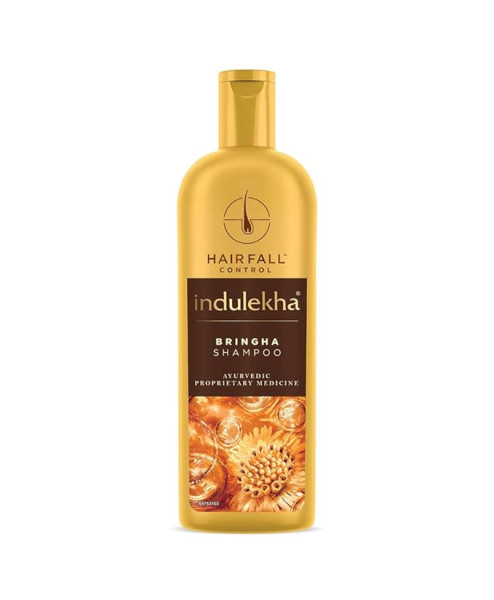 Indulekha Bringha, Shampoo, 100ml, for Hair Fall Control, with Bringharaj Extracts, Amla, Shikakai, Paraben-Free, for Men & Women